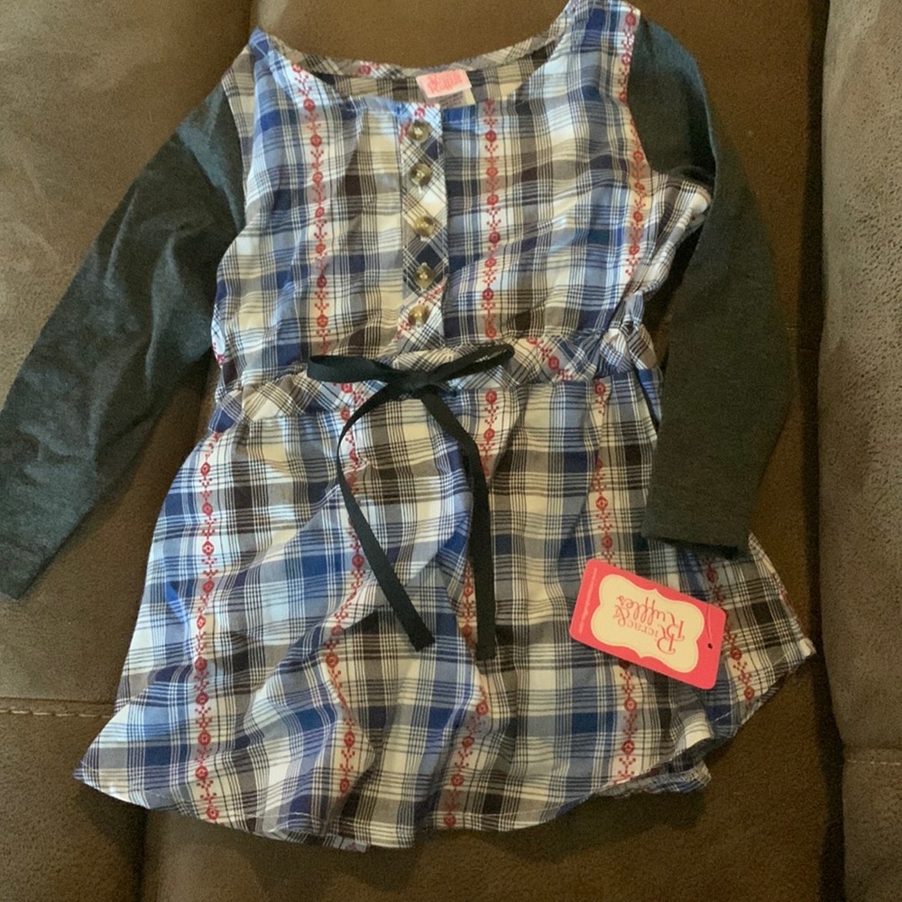 Ric Rac and ruffles tunic top